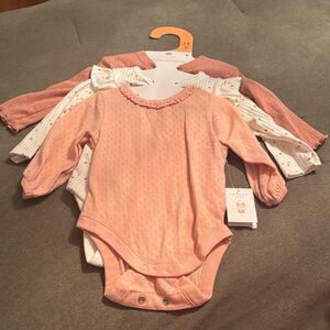 Primark baby 3 piece bundle long sleeve onesie size 3-6 month new with tags
